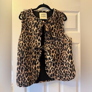 Damson Madder Leopard Tilly Gillet (Vest)